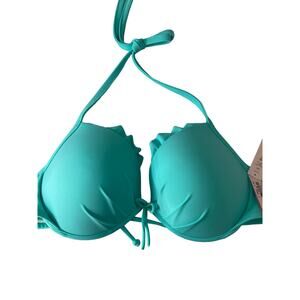 Victoria's Secret Teal Swim Top 38C